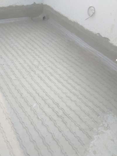 Terrace waterproofing work brick bat Coba