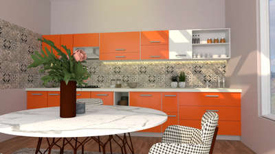 Peek inside a orange white color palette kitchen inspired by the seasons🤗💫

Dm to know more info

#sketchupwork #kitchentrends #KitchenIdeas #3dmodeling #kitcheninteriors #interdesign #kitchendecor #RoundDiningTable #Simplestyle #minimalisticdesign #eclecticdecor #kitcheninspiration #KitchenCabinet #KitchenRenovation #colourcollection2022 #interiorideas2022