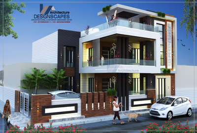 #Architectural&Interior #3delevations  #3dmodeling  #frontElevation  #modernhousedesigns  #Architect