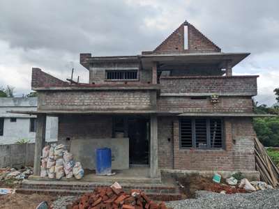 Construction 🚧 
modern House design 

#plan #homedesign #houseplan #Homeidea #elevation #livinghall #Aframe #design #traditionalhome #KeralaStyleHouse  #keralhome