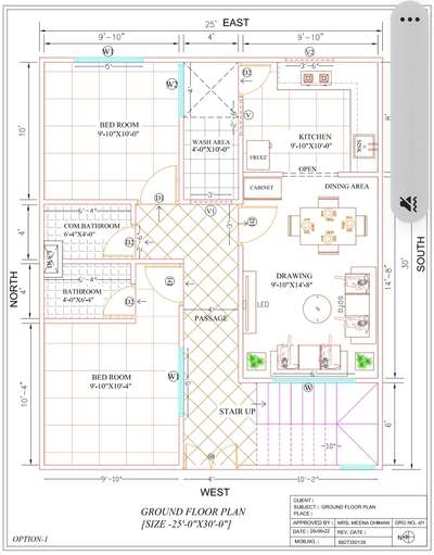 *planning with vastu and furniture *
plan