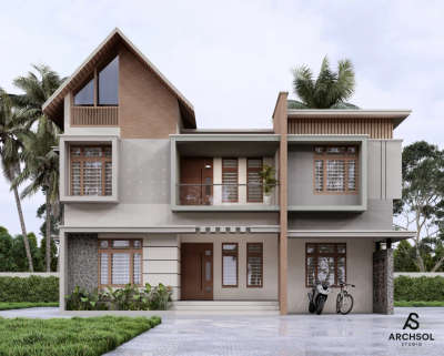 #ArchsolStudio #ModernElevation #3DRendering #ArchitecturalDesign #ExteriorDesign #FacadeDesign #3DVisualization #ArchitectureLovers #HomeDesign #ContemporaryArchitecture #LuxuryHomes #ModernHomeDesign #ArchitecturalVisualization #ExteriorRendering #housedesignideas