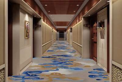 Hotel Luxury printed carpet