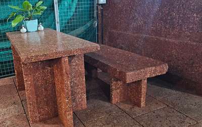 Laterite furniture set available @ Prime Ston.. Kozhikkode Kalandithazham -Contact -9188007961,9048533834