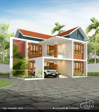 Modern Home Design @ Calicut 
. 
Proposed Home Design for Mr. AHAMED
. 
Area : 2000 Sqft
.
Follow for more @visualdesign_architects
.
#architecture   #instagram  #architecturedesign  #archiviz  #Architect  #exterior3D  #keralahomedesign  #all_kerala  #calicut  #archidaily