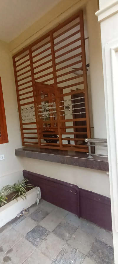 teak wood design in multy wood & metal