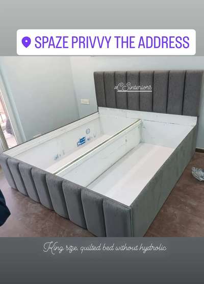 Do connect us on 8920081902 for any type of furniture like kitchen, wardrobes, beds, vanities, tv units, mandir etc.
Recent delivery from gurugram king size bed in hdhmr
