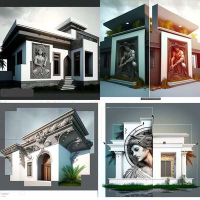 3D Very  #unique  #3d  #elivation  #architrcture  #CivilEngineer unique design and this is a combination of the Indian and us design