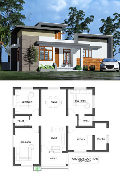 PLAN AND ELEVATION