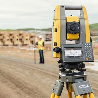 A total station (TS) or total station theodolite (TST) is an electronic/optical instrument used for surveying and building construction. It is an electronic transit theodolite integrated with electronic distance measurement (EDM) to measure both vertical and horizontal angles and the slope distance from the instrument to a particular point, and an on-board computer to collect data and perform triangulation calculations.[1]