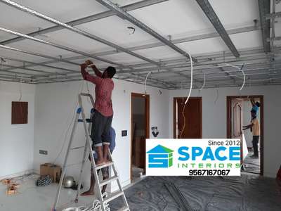 CEILING FRAME WORK & WIRING