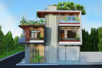 #3D_ELEVATION  #HouseConstruction