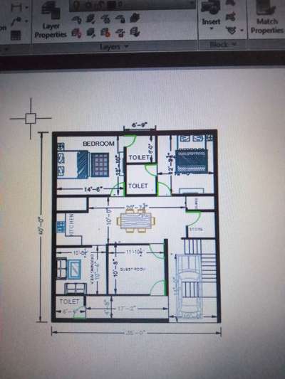 autocad par naksha banaya hai