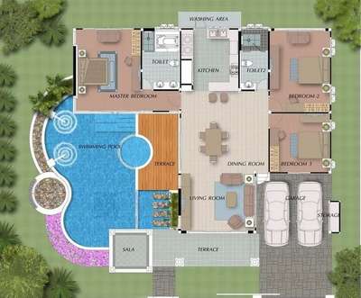 2d floor plan for Residential project 

 #architecturedesigns #Architectural&Interior #2DPlans #vastutips