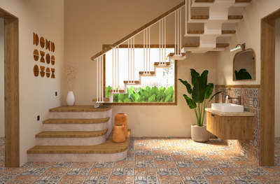 #freelancerdesigner  #freelancework  #StaircaseDecors  #StaircaseDesigns  #washbasen  #DiningChairs  #diningarea
