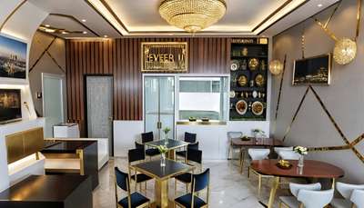 Restaurant dining Hall Designe with  Smart work