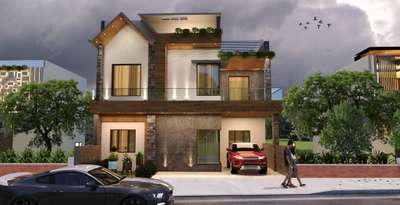 new elevation design by Dream rise designer Mr.Nirmal singh ji 🎻