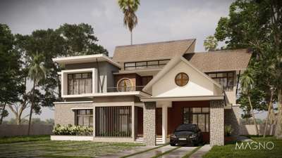 Residence for Mr shahas
at tirur #magno  #modernhome  #exteriordesigns  #kerala  #