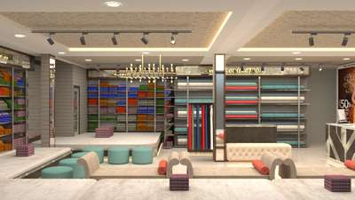 Simple  saree showroom designed in Jaipur, Rajasthan 
 #topinteriordesigners #InteriorDesigner #LUXURY_INTERIOR #3Dinterior #sketchupmodeling #vrayrender  #3dmodeling  #simpleinteriordesign #showrooms