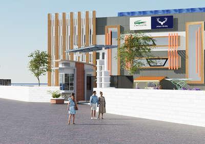 Facade of mall #Designs  #exteriordesigns  #ElevationDesign  #Architect  #LandscapeDesign  #LandscapeIdeas