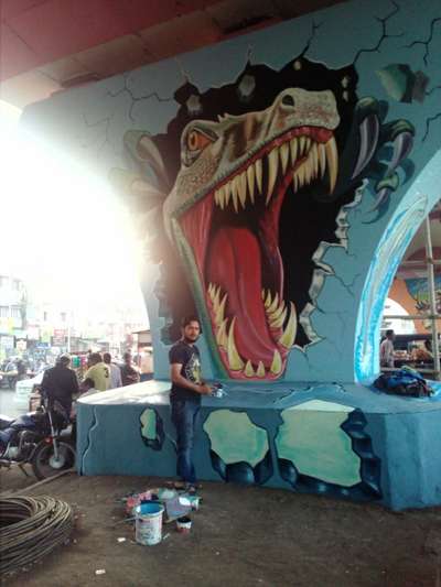 #artworld  #artisticwork  #under bridge painting  #bhopal_the_city_of_lakes