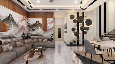 Interior design
 #Architectural&Interior #LivingroomDesigns #FalseCeiling #WallDesigns #templedesign