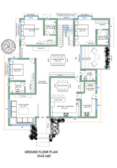 # PLAN #
# 3D EXTERIOR #
# TOP INTERIOR VIEW #
# SANCTION #
Contact 9496712726