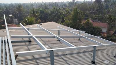 Solar panel structure # 25 yr warranty material (TUFF Frame) Zm 300 # solar_panels #solarpower #solar_green_energy #SolarSystems #solarpanels #solarsysteminstallation #solarwaterheater #solarkerala #solarenergysystem #solarenergy #solarinstallation #solar_green_energy