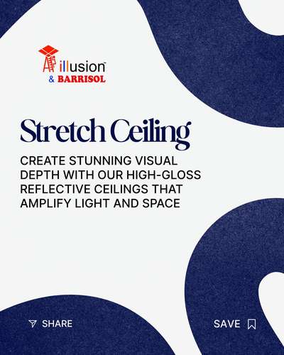 The ceiling that changes everything ✨
Features that matter 👆 Light reflective, waterproof, quick install!
Your design, your way 🎨
Unlimited creativity awaits 🌈
Ready to transform your space? 
Follow us for more! 💙
#StretchCeiling #exploremore #PrintedCeilings #IllusionBarrisol #HomeImprovement #viral #trending #instagrowth #delhiinteriors