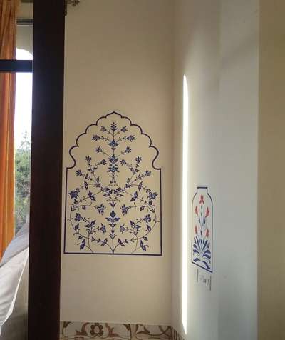 wall painting in hotel room