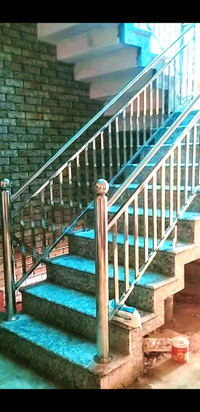 Stainless Steel Railing Grade 304 
 #jindal304  #jindalsteel  #stairsrailing