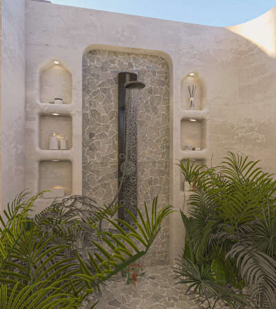 Escape to serenity with our Wadi Sabi-inspired bathroom design! ✨ A perfect blend of raw textures, earthy tones, and natural elegance, this space transforms everyday routines into tranquil rituals. 🌾🌿

🏺 Stone walls for timeless character
🌊 Flowing water accents for calming vibes
🌸 Subtle greenery for a touch of life

Unwind in the harmony of simplicity and nature’s beauty. Ready to bring this oasis into your home? 🏡💧

#WadiSabi #BathroomGoals #MinimalistDesign #InteriorTrends #NatureInspired#