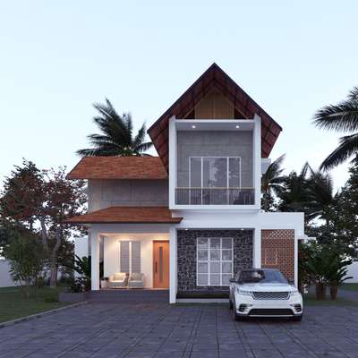 1467 sqft 
3BHK attached 
residential house  
 #KeralaStyleHouse #HomeDecor #keralastyle #keralahomeplans #HouseDesigns #RoofingDesigns #MixedRoofHouse #SlopingRoofHouse #HouseConstruction #homesweethome #veed #kochi  #ElevationHome #exteriordesigns #exterior3D #exterios