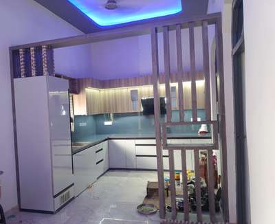 kitchen made at 250/- per feet  #LShapeKitchen  #ModularKitchen  #woodenworks