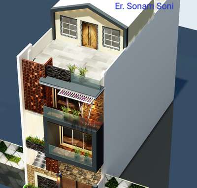 New Elevation work#location-Sky city,indore#project by-Er. Sonam Soni
