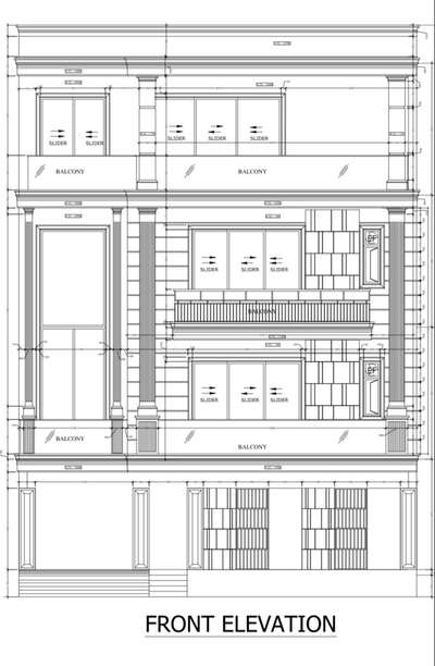 #workingdrawing #ElevationHome