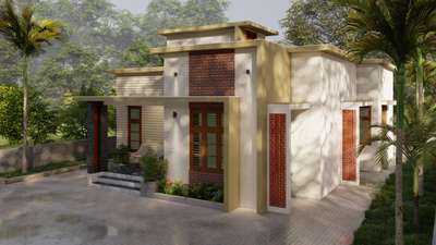 Budget home designs 2BHK budget home #2bhkhome #exteriordesigns #simpleexterior #keralastylehouse