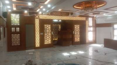 masjid  interior panel polish work