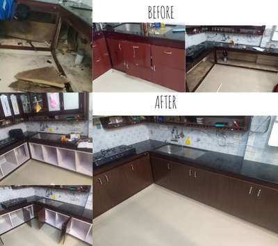 kitchen damaged removing new kitchen rack fixing #wefixitforyou