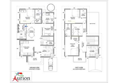 #newplan  #myhomestyle  #seen below #open varandha # modern home #open kitchen #GF 1BHK # F.F.2 Bed room