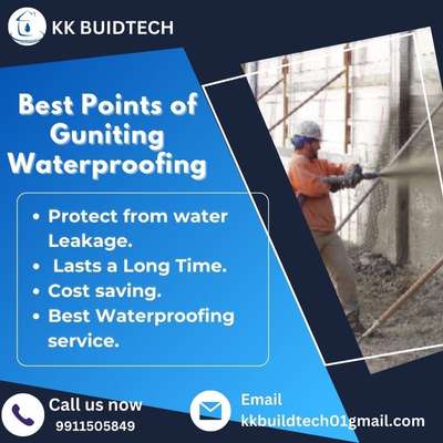 Tired of leaks and water trouble at home? We've got the solution! 🏡💧

✅ No more basement or roof leaks.
✅ Long-lasting protection.
✅ Affordable prices.

Let's keep your home dry and worry-Free.

Contact us for a FREE consultation. ☔

9911505849
.
.
.
.

#WaterproofingServices #StayDry #homeprotection
#waterproofing