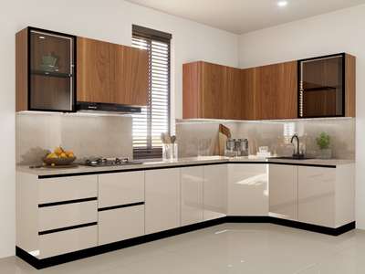 Kitchen 
 #ClosedKitchen  #KitchenIdeas  #LargeKitchen  #LShapeKitchen  #KitchenCabinet  #WoodenKitchen  #KitchenCeilingDesign  #ModularKitchen  #KitchenTable