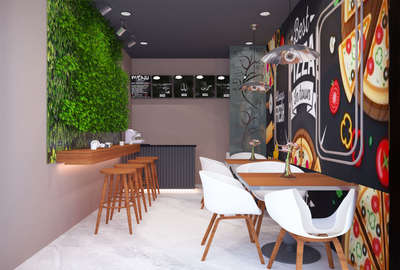 jawaharnagar #Cafe design by Real space design and developers. 
6377706512.