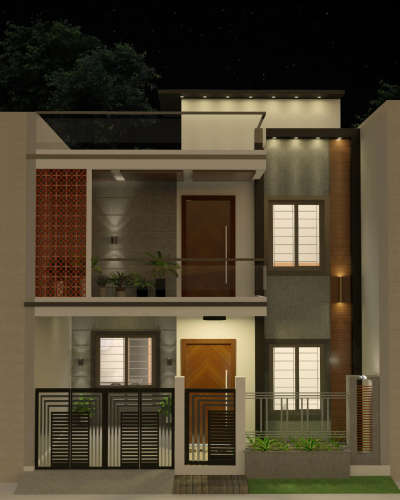 #ElevationDesign  #ElevationHome  #nightrender  #vrayexterior  #sketchupmodeling