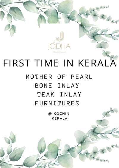 We're proud to announce that we're the first ones to bring the beauty of mother of pearl and bone inlay furniture to Kerala! Our unique and stunning pieces will add a touch of elegance and luxury to your space, creating a statement and lasting impression. We can't wait for you to discover the exquisite craftsmanship and attention to detail that sets us apart. Be the first to experience the beauty of our mother of pearl and bone inlay furniture! #newlaunch #motherofpearl #boneinlay #furniture #elegance #luxury #craftsmanship #attentiontodetail