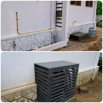 Single Kitchen 
Copper Line with Gas cage  #