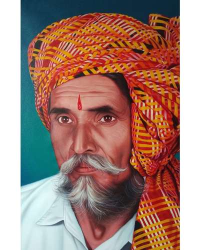 #portrait artist #Oil on canvas #canvas painting  # wall painting  # interior art # home decor #graffiti art # indore artist # Indian artist #art stories