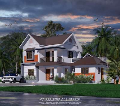 Tropical style residence 
Exterior design work of residence 
.
.
Type: residential 
Client: George jacob
Place: Pambady, Kottayam 
Area: 2839sqft
.
.
#homedesign #homedecor #interiordesign #design #home #interior #architecture #decor #homesweethome #interiors #decoration #furniture #interiordesigner #homedecoration #interiordecor #luxury #art #interiorstyling #homestyle #livingroom #inspiration #designer #handmade #homeinspiration #homeinspo #house #realestate #kitchendesign #style #homeinteriordesigncompany