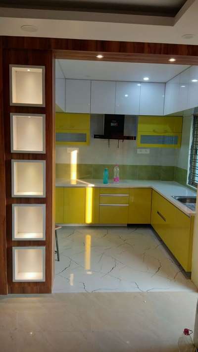 #KitchenIdeas  #LShapeKitchen  #KitchenCabinet