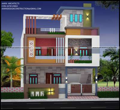 Proposed resident's for Mr. Bashesar Kumar @ Sikar
Design by- Aarvi architects (6378129002)